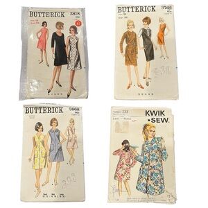 Vintage 1960’s Sewing Pattern Collection